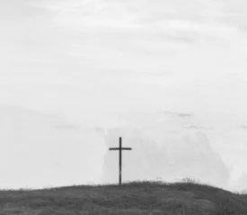 cross on a hill