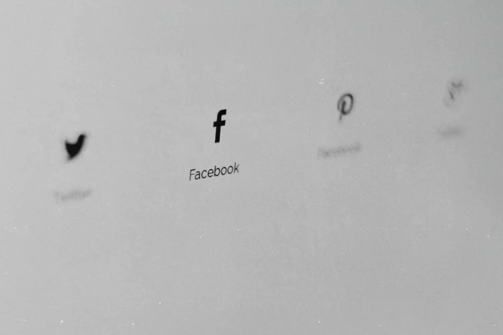 A screenshot of the Facebook logo