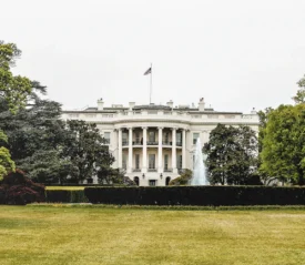 Front of the White House in Washington D.C., USA
