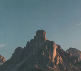 top of a rock mountain