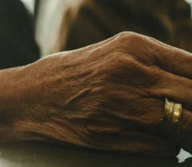 elderly hands