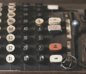 old cash register keys