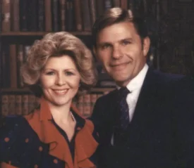 Kenneth and Gloria Copeland smiling