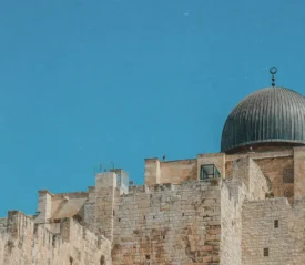 rock building with a dome