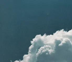 Clear sky with clouds