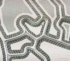 Patterned maze