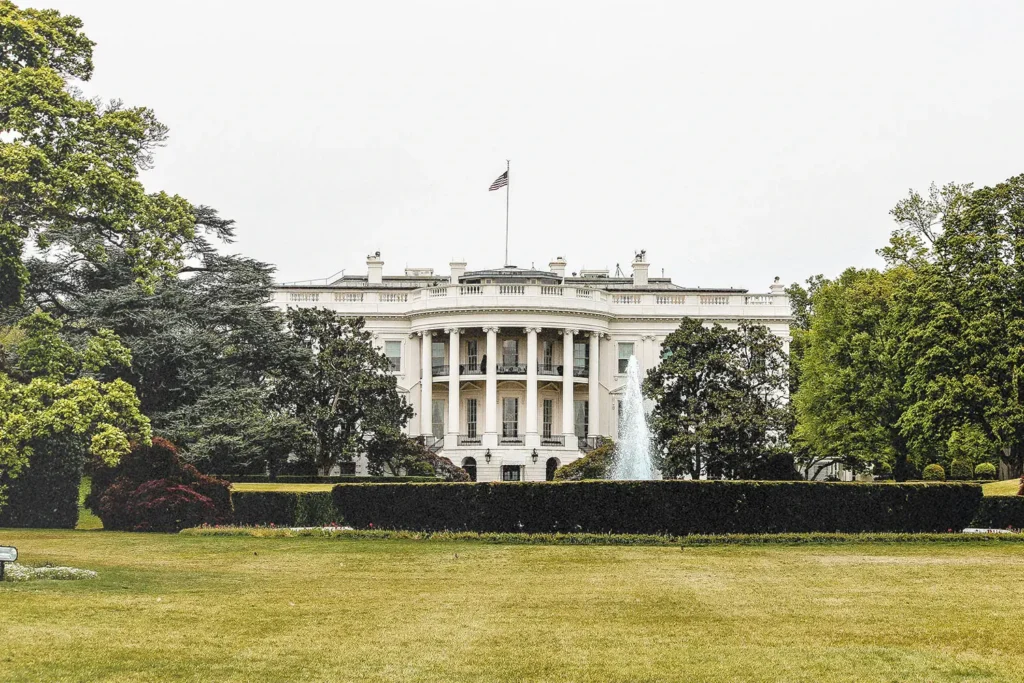 Full view shot of The White House