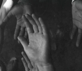 Close-up of open hands