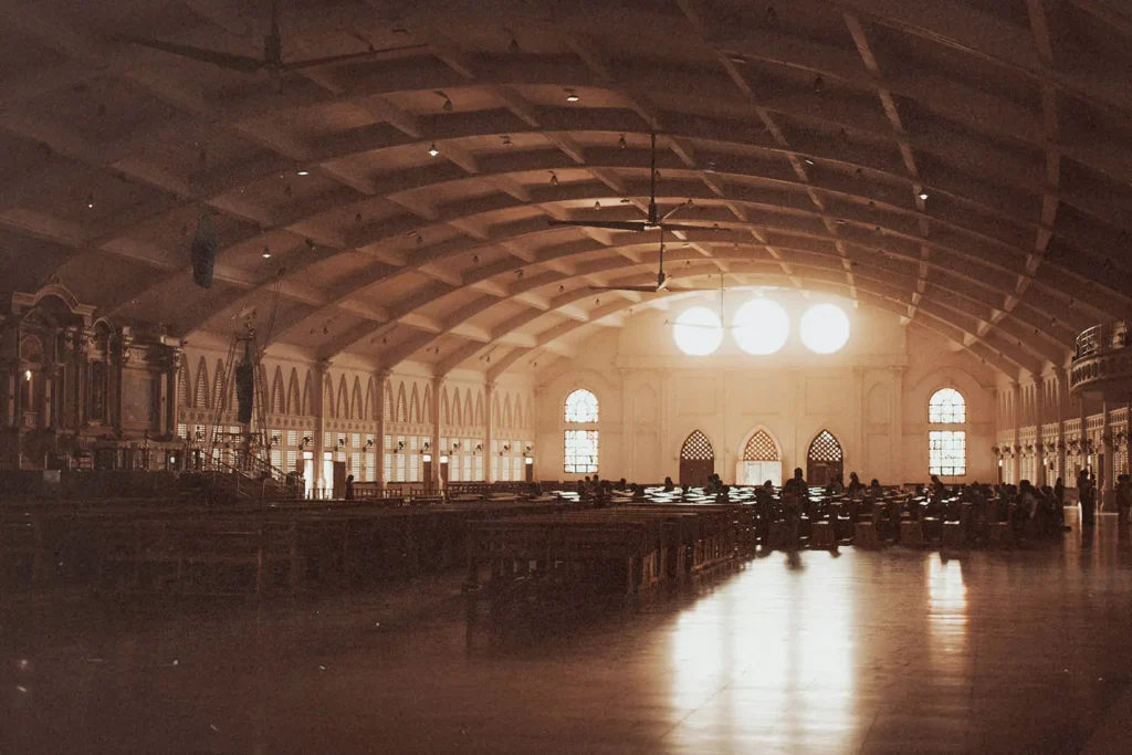inside of church like building
