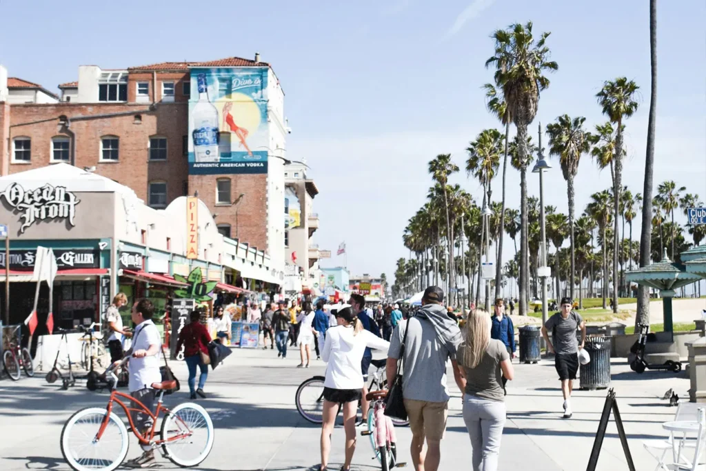 A busy street on spring break, showcasing great opportunity to share the Gospel of Jesus