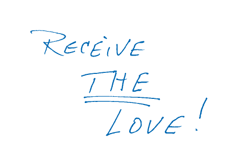 When you're spiritually empty, receive the love