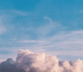 stratus and cumulus clouds