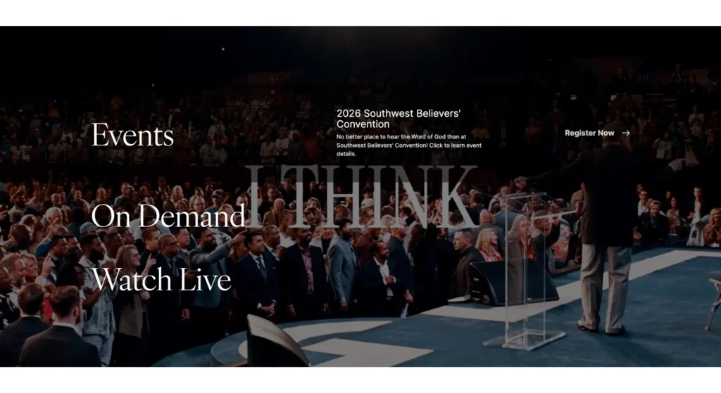A look at the new live features on the home page of the new KCM.org