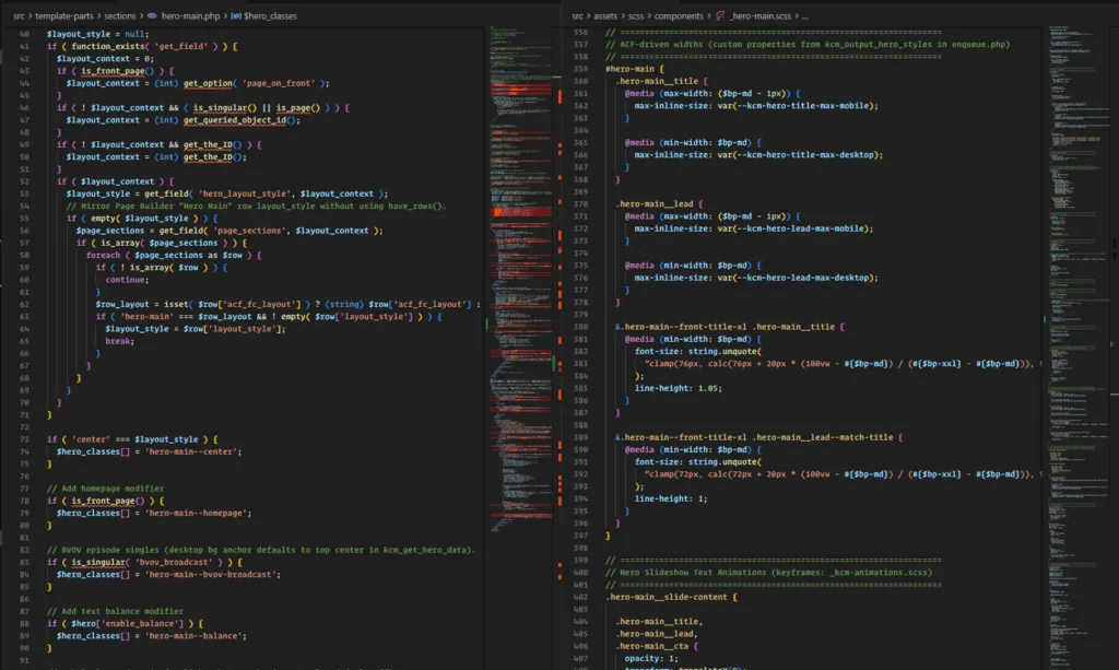 A look at the code for the new KCM.org