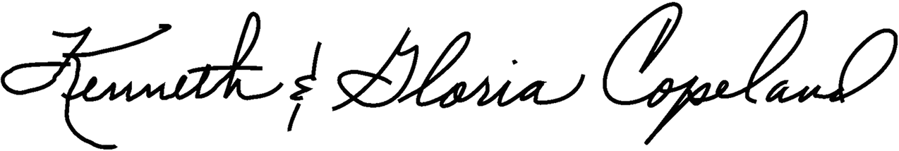 Kenneth and Gloria Copeland signature