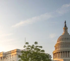 Top of the United States Capitol dome in Washington, DC 20004