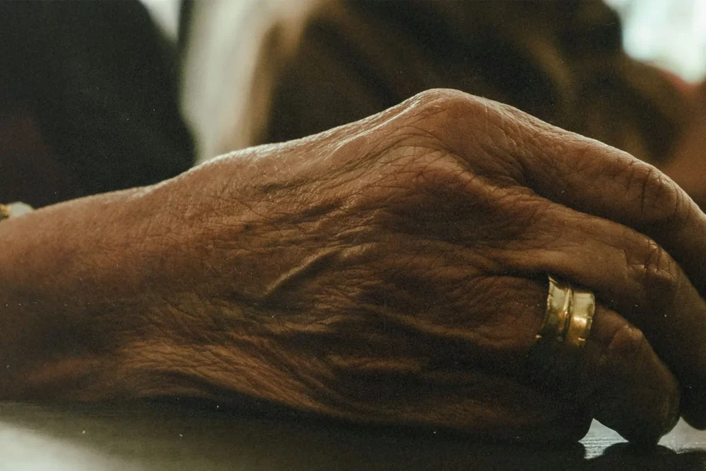 elderly hands