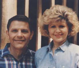 Gloria and Kenneth Copeland smiling