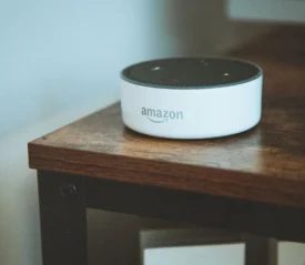 Amazon Alexa on a tabletop