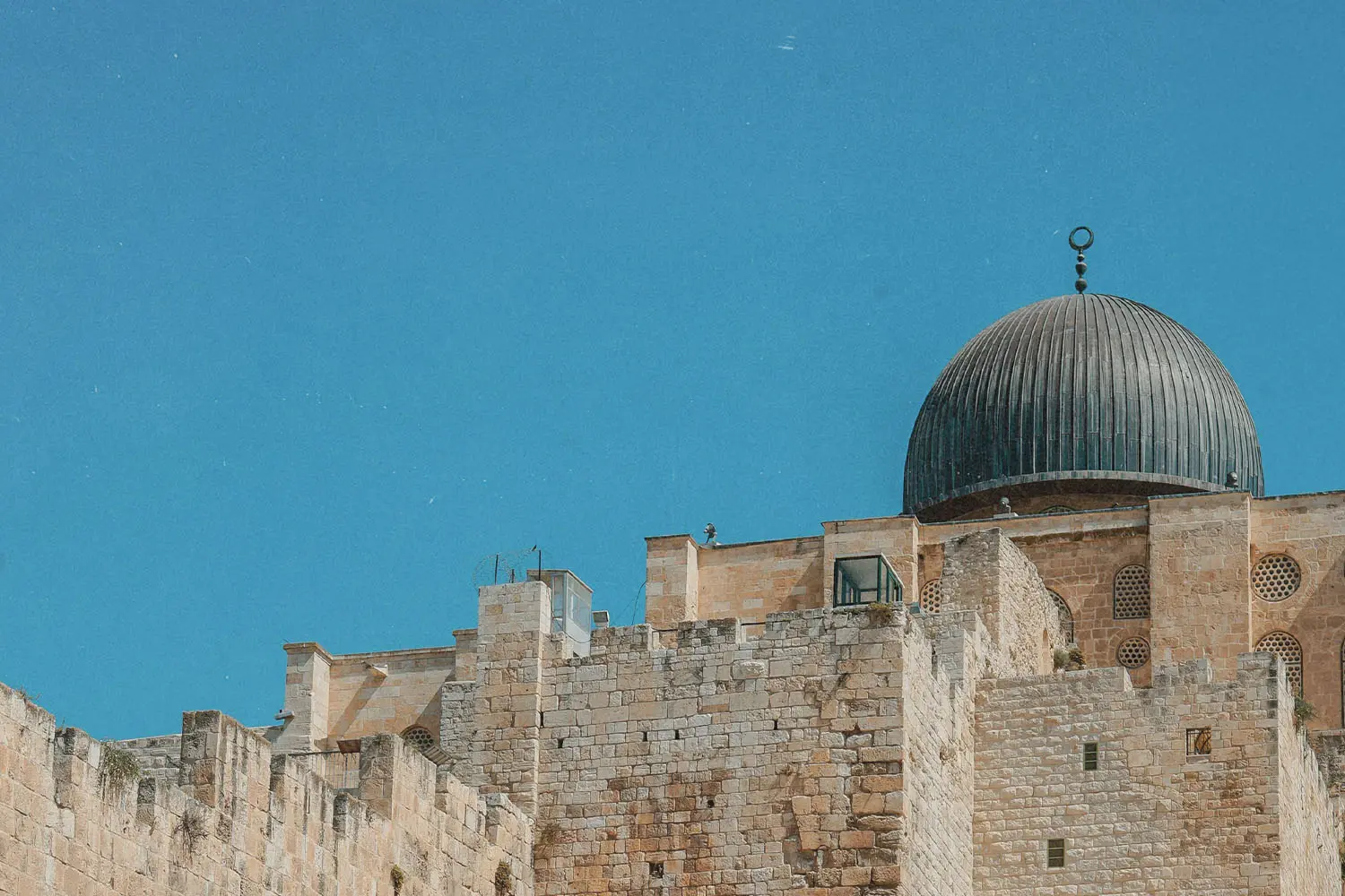 rock building with a dome