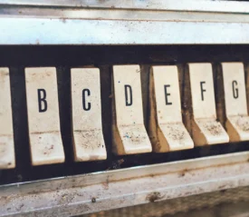 Letters of the English alphabet