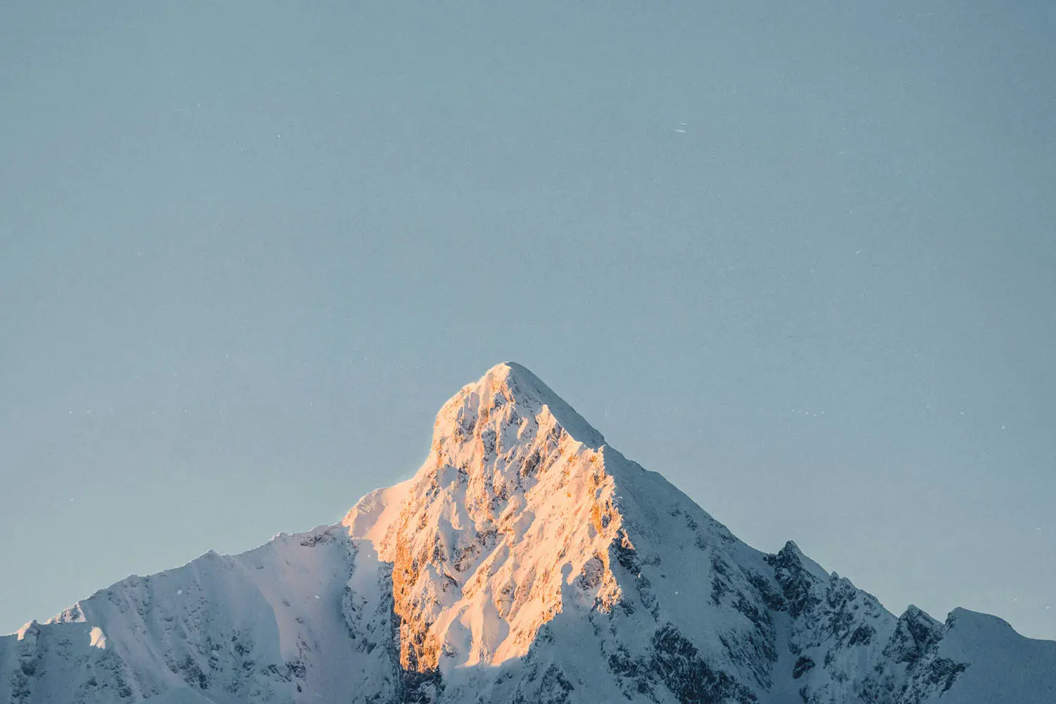 Snowy mountain