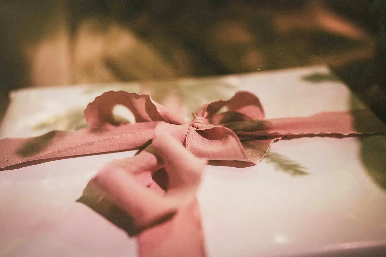 wrapped christmas present