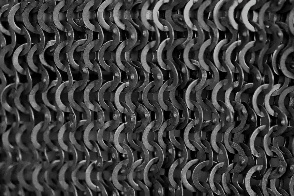 metal chain link fabric