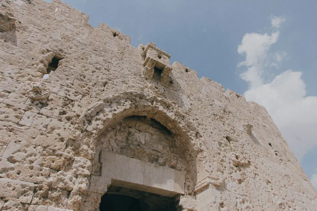 ancient building facade