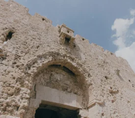 ancient building facade