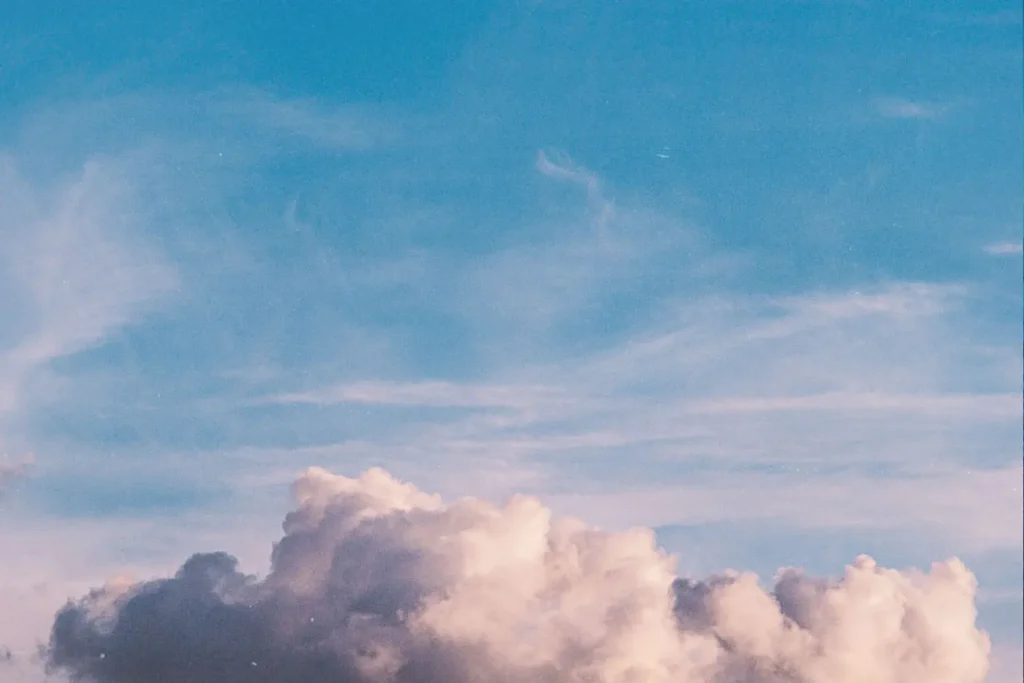 stratus and cumulus clouds
