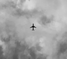 plane flying overhead