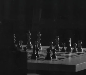 Person playing chess