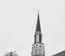 steeple of church