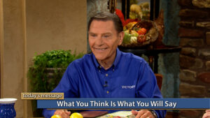 What You Think Is What You Will Say