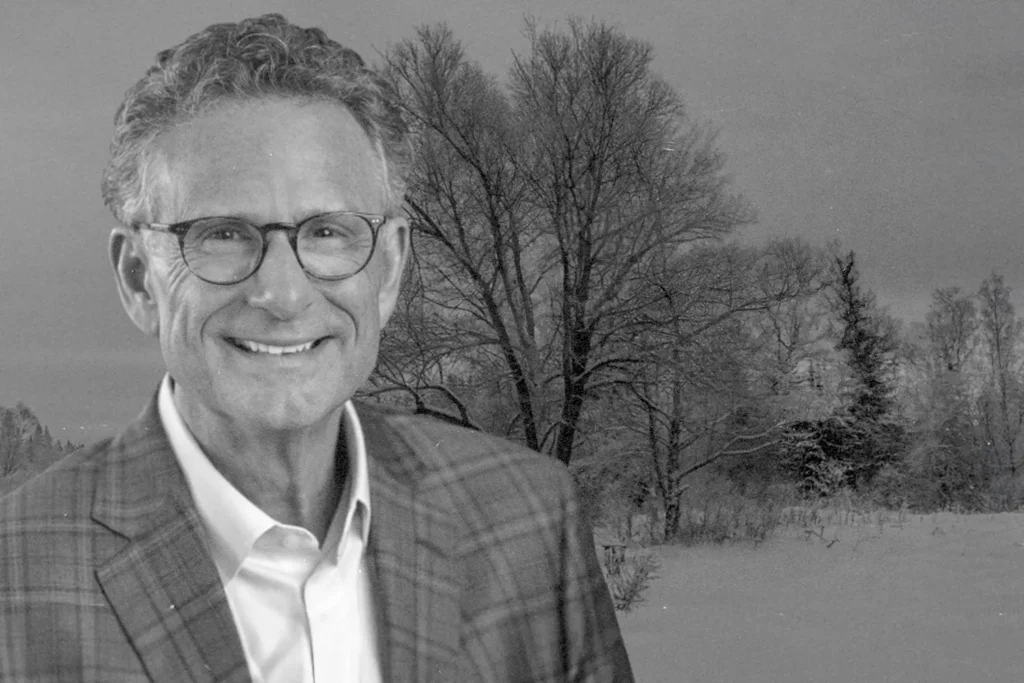 Pastor George Pearsons in black and white