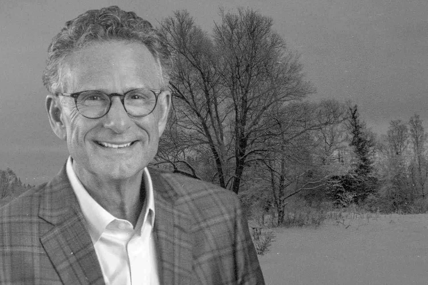 Pastor George Pearsons in black and white