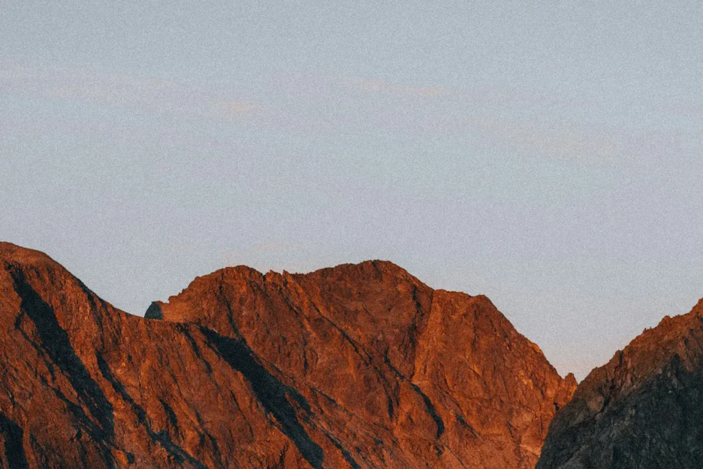 Mountain of desert rock