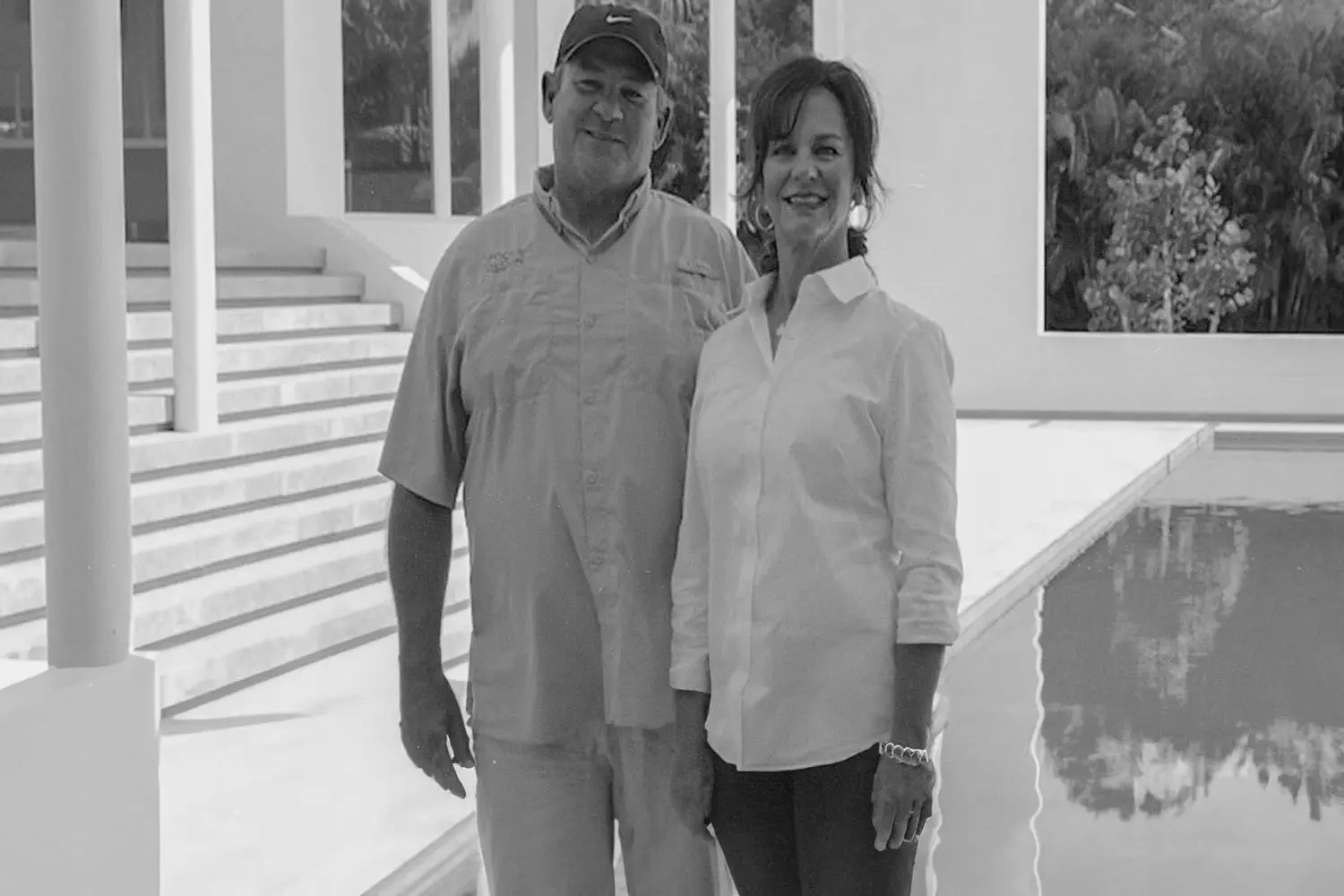 Jerry and Connie Hepler posed standing and smiling