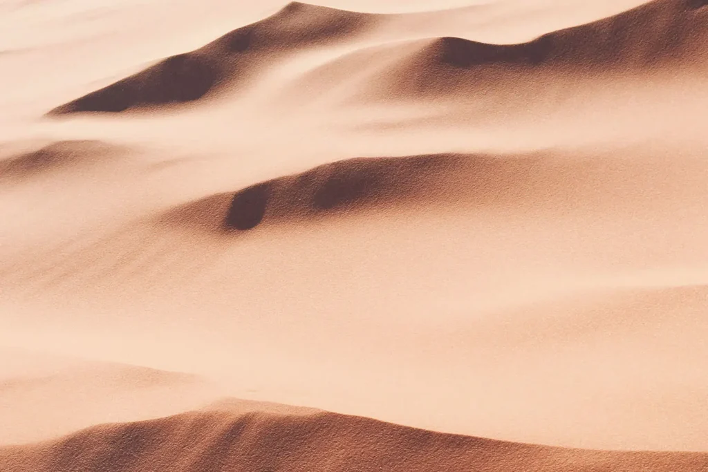 Desert sand dunes