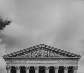 Top of U.S. Supreme Court building