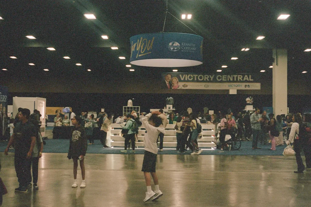 Partner booth in the Fort Worth Convention Center at SWBC
