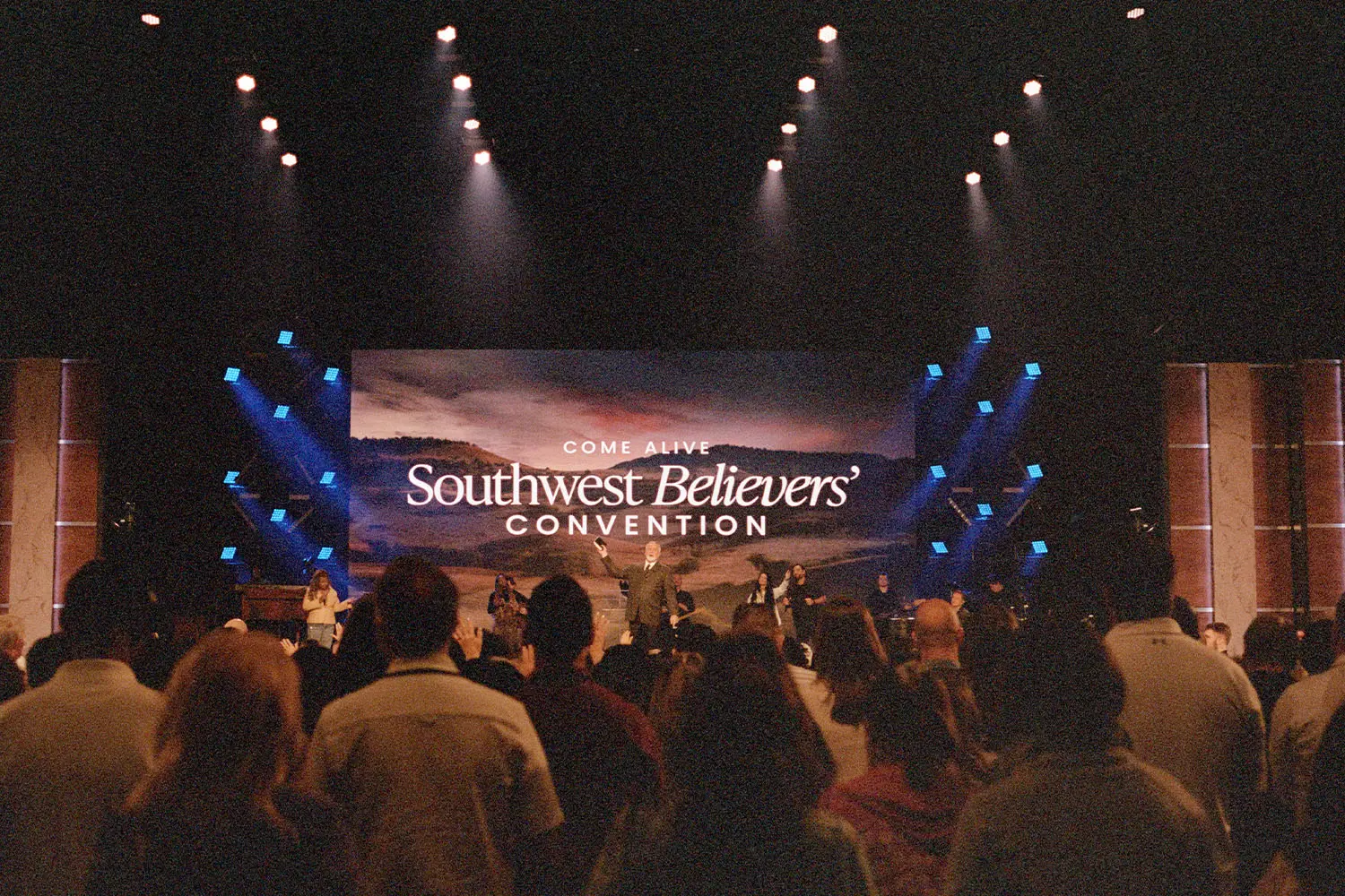 Audience of people at Southwest Believers' Convention