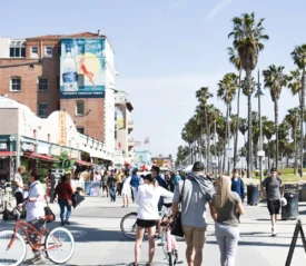 A busy street on spring break, showcasing great opportunity to share the Gospel of Jesus