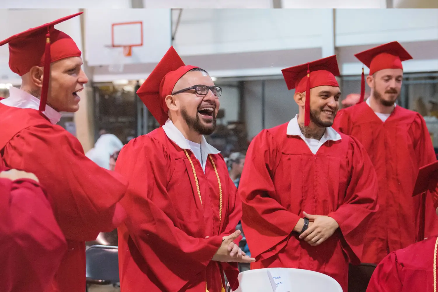 Incarcerated veterans celebrate a fresh start at a prison graduation ceremony through Kenton Pate Ministries’ Leadership Academy, focused on restoration and hope.